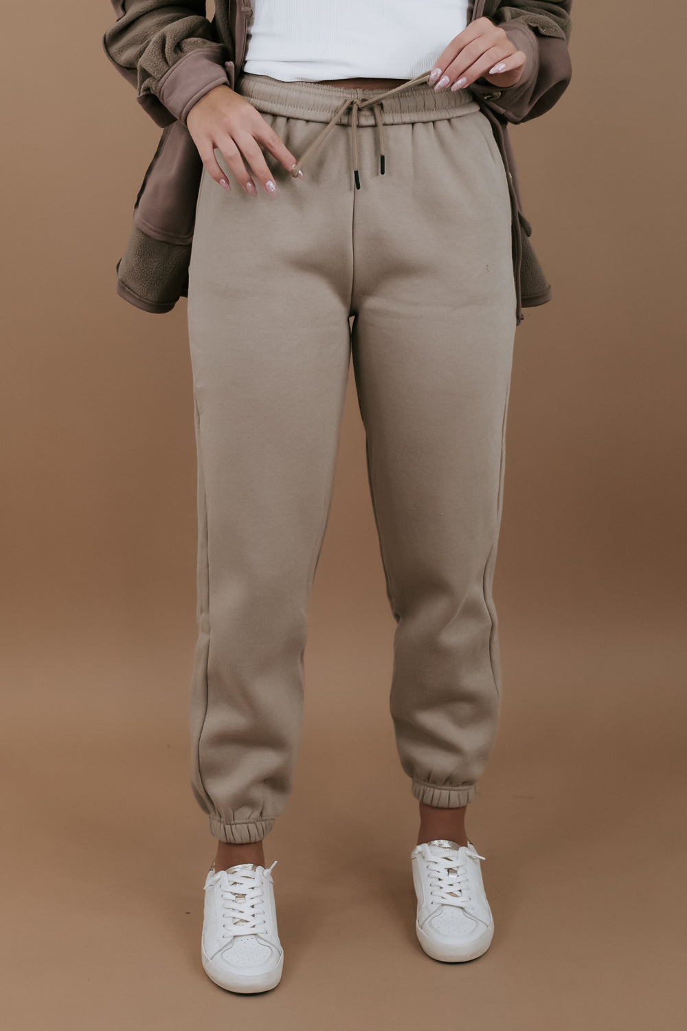 Oatmeal Beige Everyday Comfy Joggers