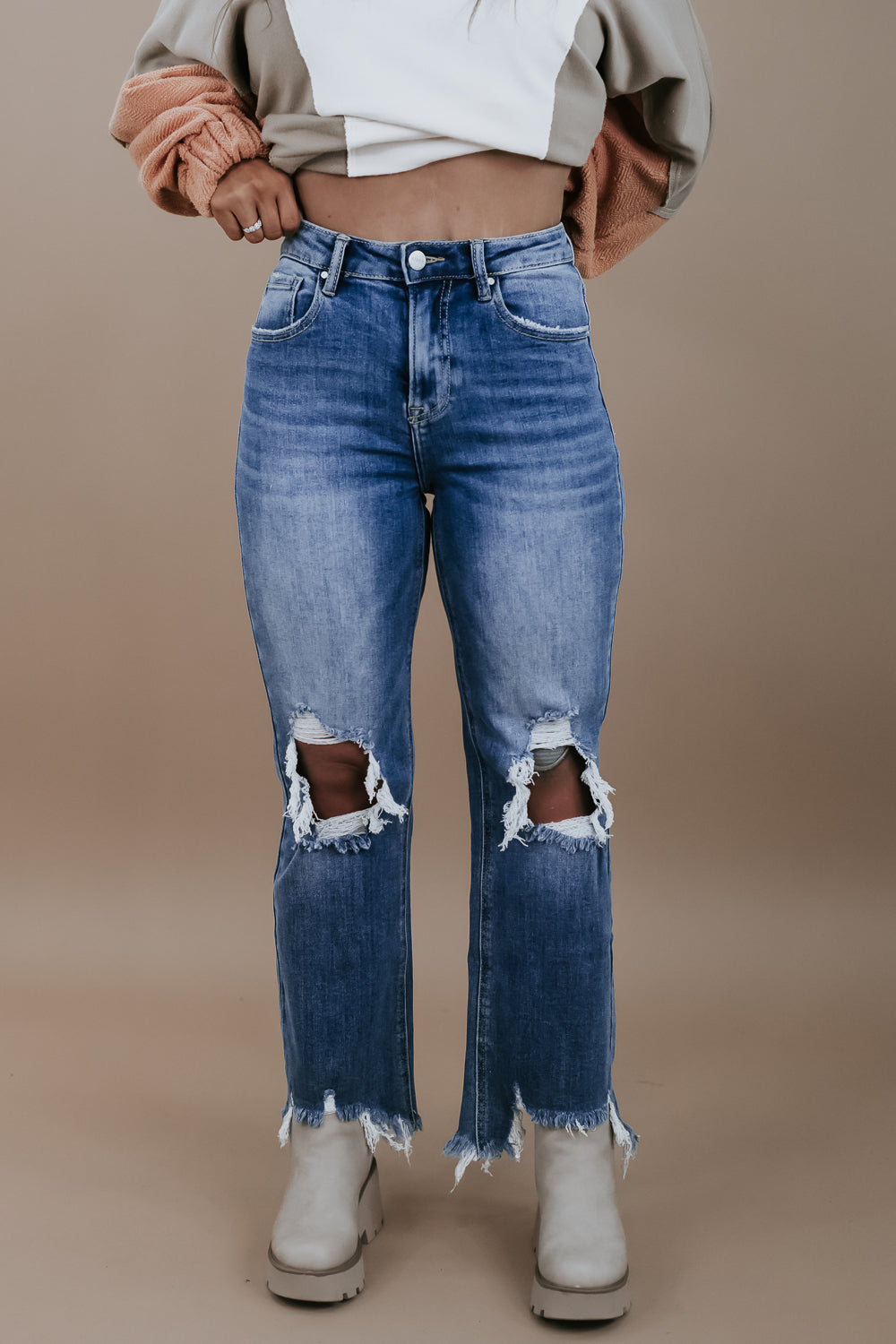 Stevie Straight Leg Jean, Medium RISEN – Everyday Chic Boutique