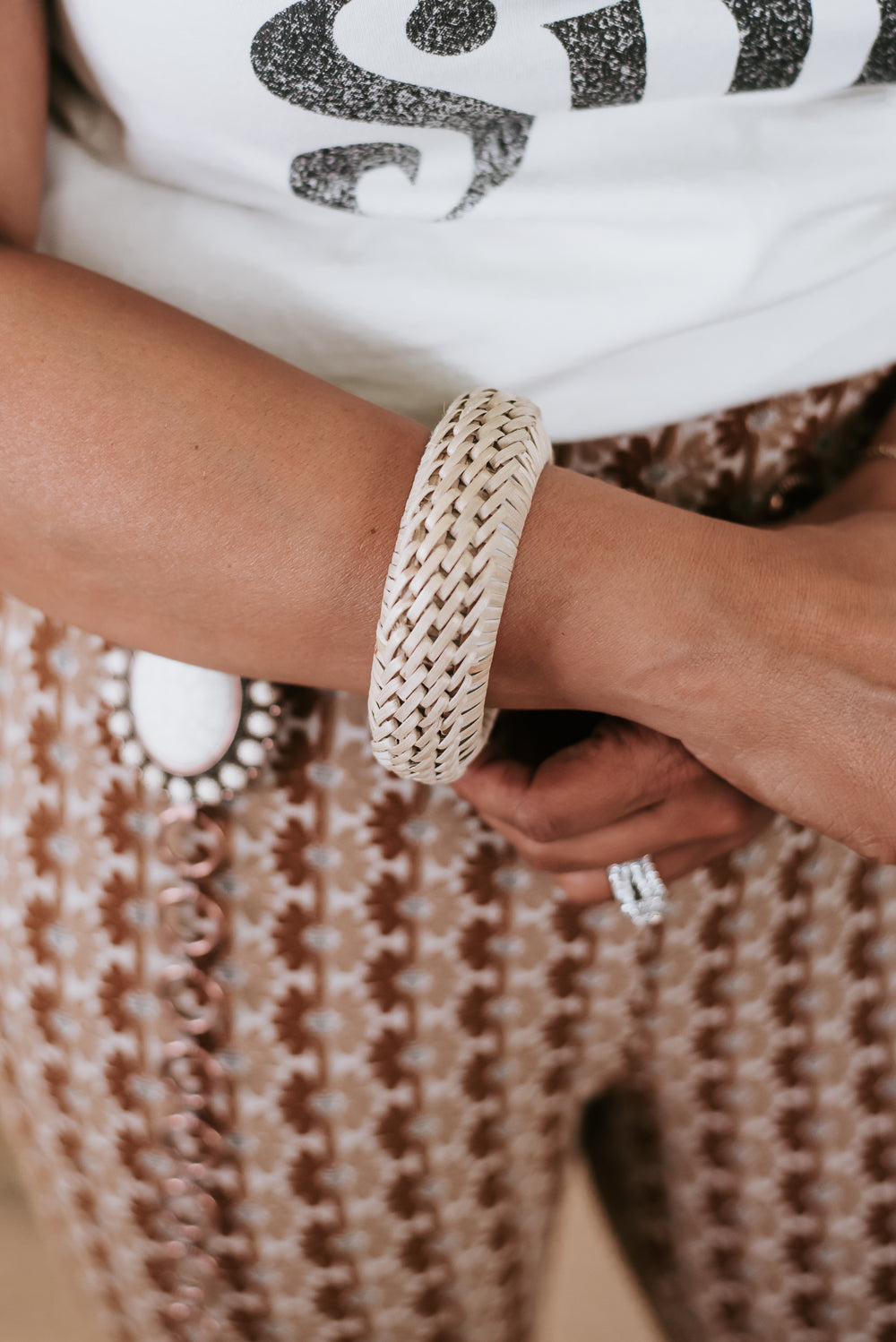 Rattan Bangle – Everyday Chic Boutique