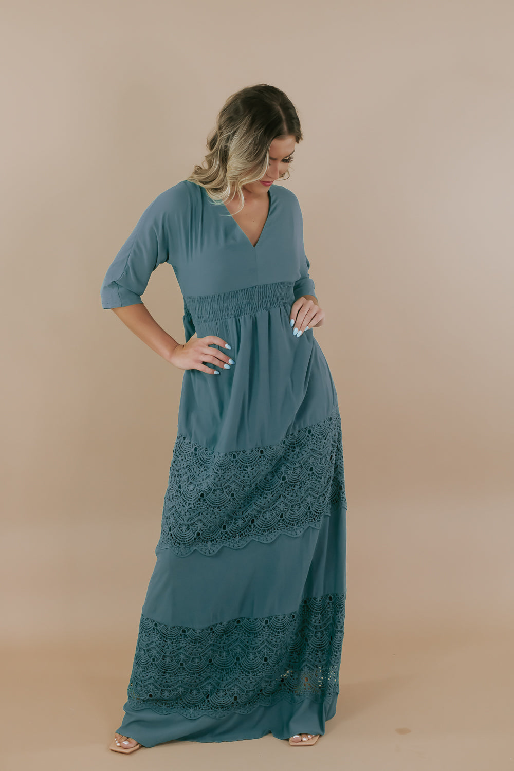 ECB Exclusive: Made For You Lace Maxi, Brown – Everyday Chic Boutique