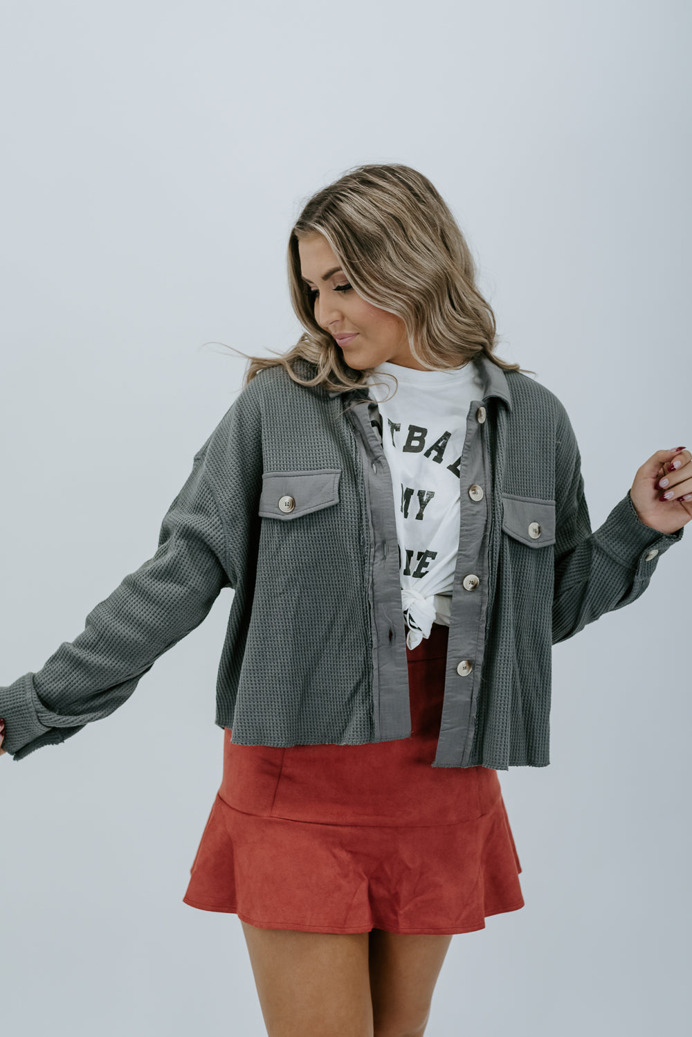 Mega Mood Leather Shacket, Colorblock Combo – Everyday Chic Boutique