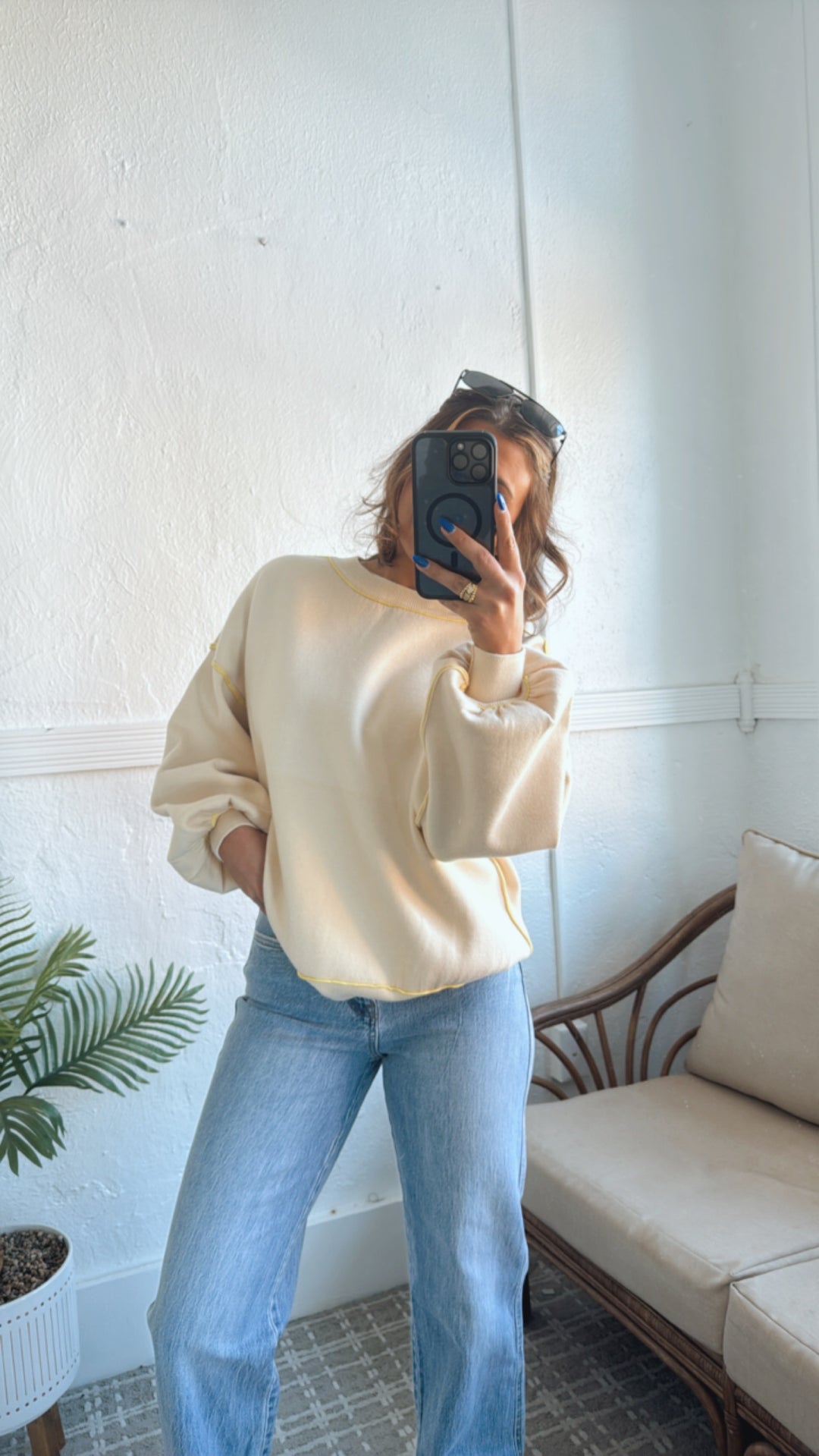 Add It On Cozy Sweater, Ivory