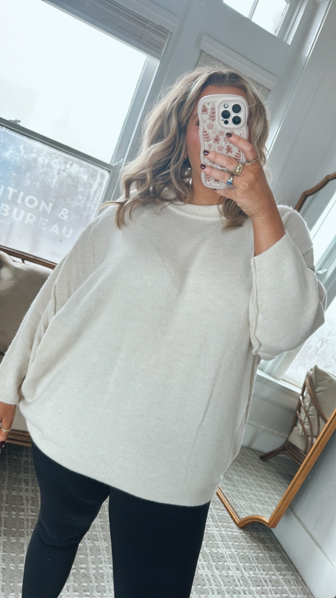 All Cozy Oversized Sweater, Sand