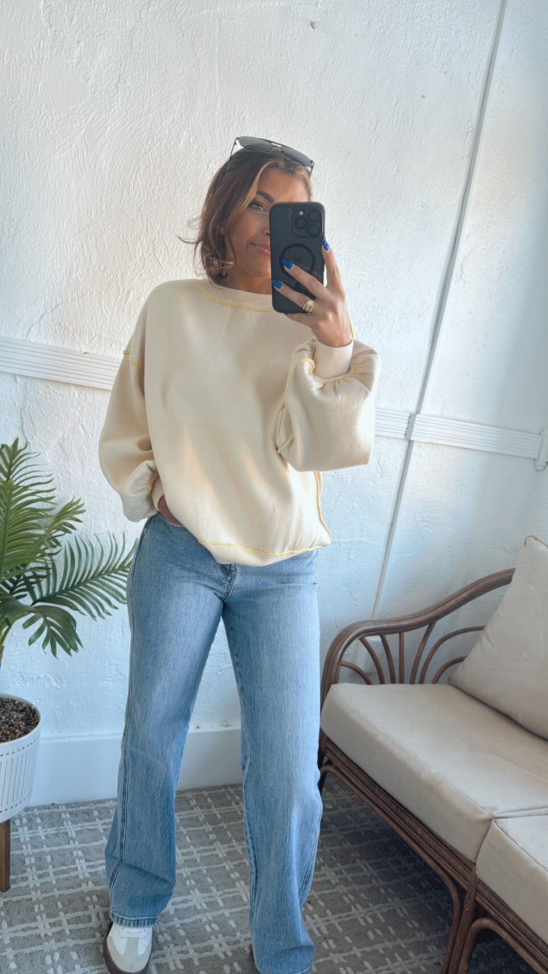 Add It On Cozy Sweater, Ivory