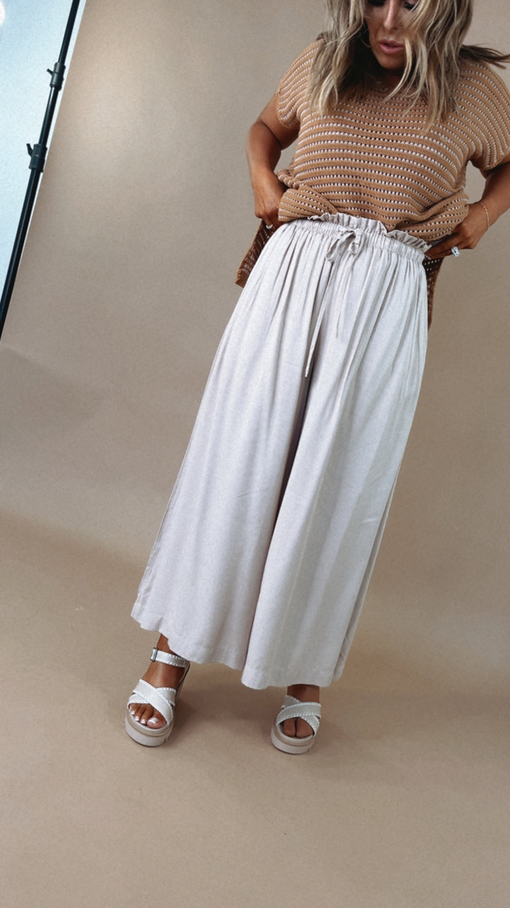 Weekend Wear Wide Leg Pant, Shell