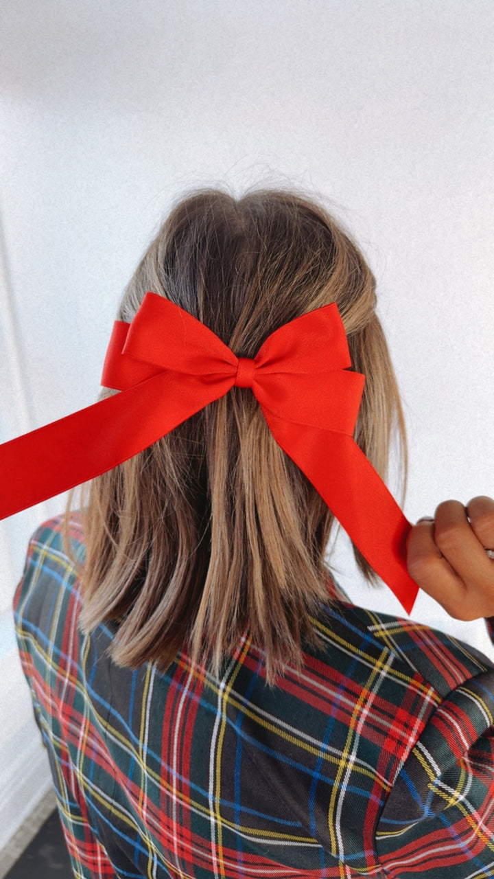 Red Hair Bow