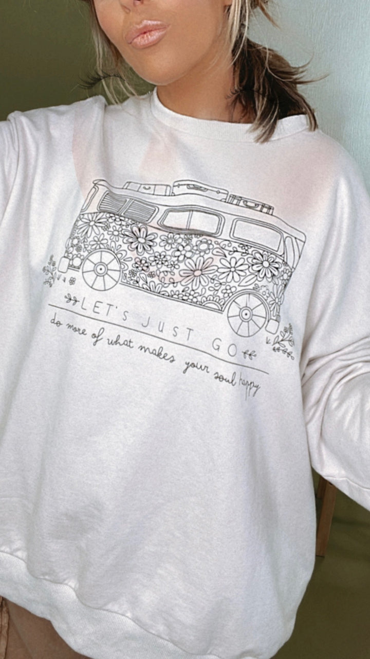 What Makes Your Soul Happy Crewneck Sweatshirt