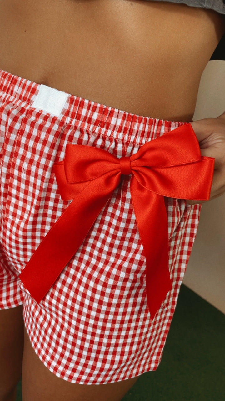 Red Hair Bow