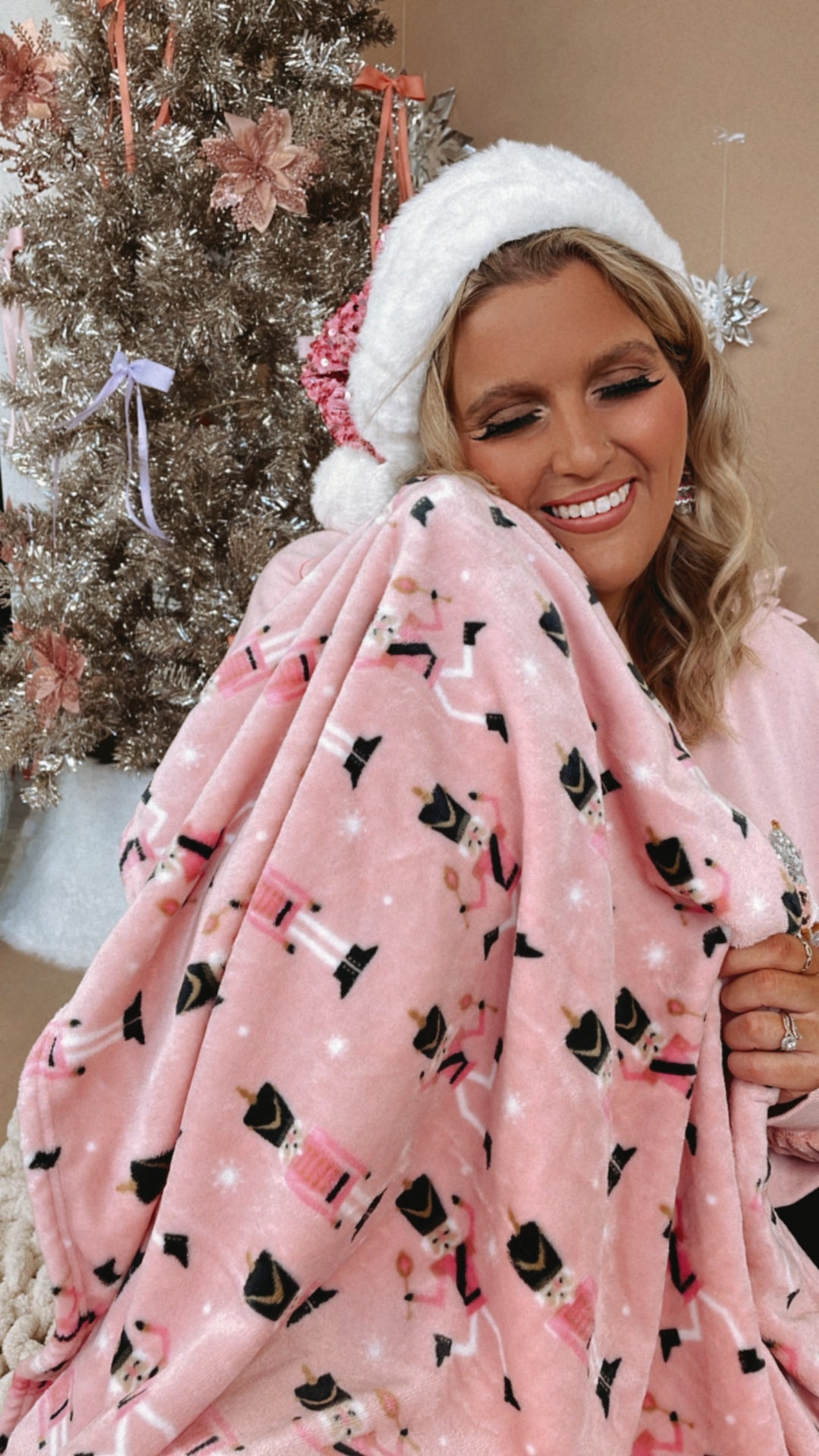 Holiday Nutcracker Blanket