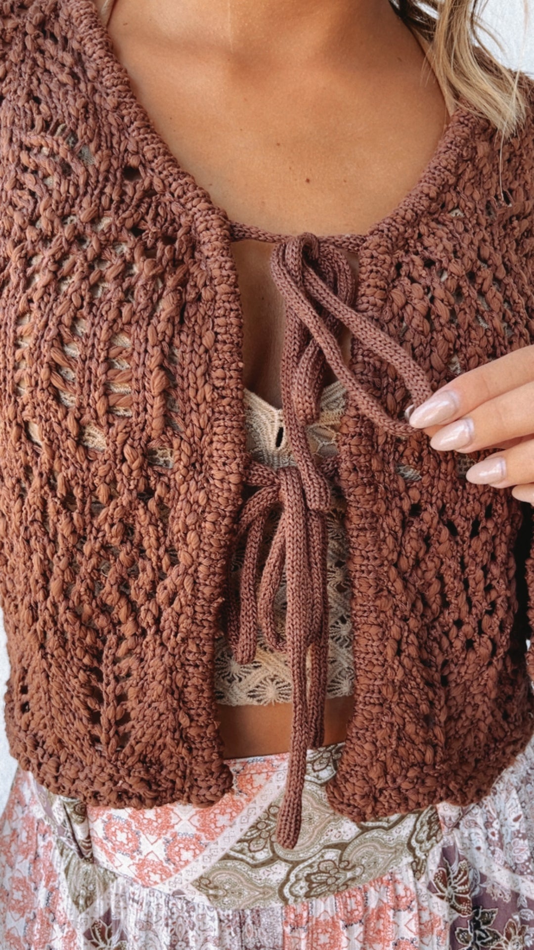 Lyla Lightweight Cardi, Camel