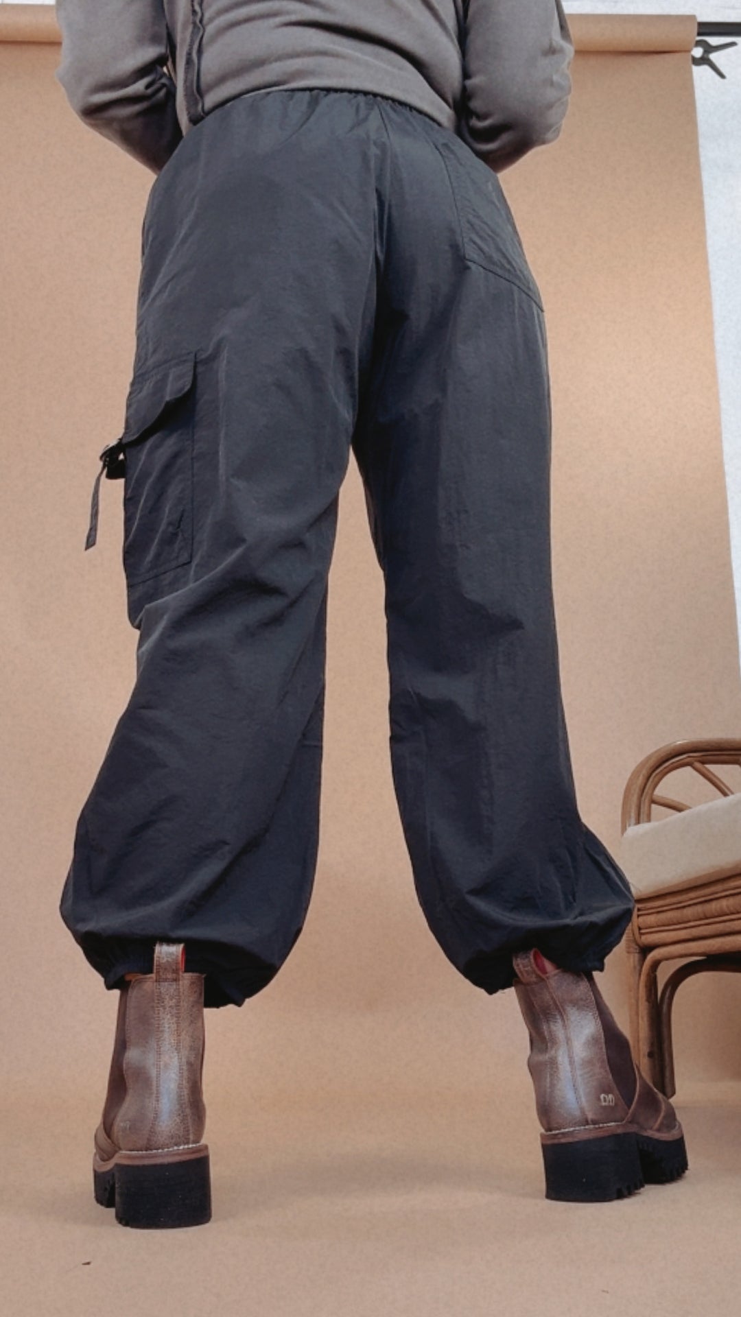 Get Going Cargo Pants, Black