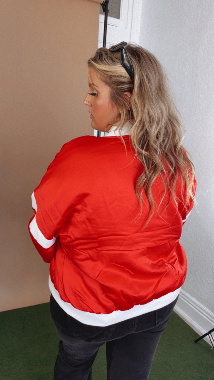 MVP Ohio Varsity Jacket, Red