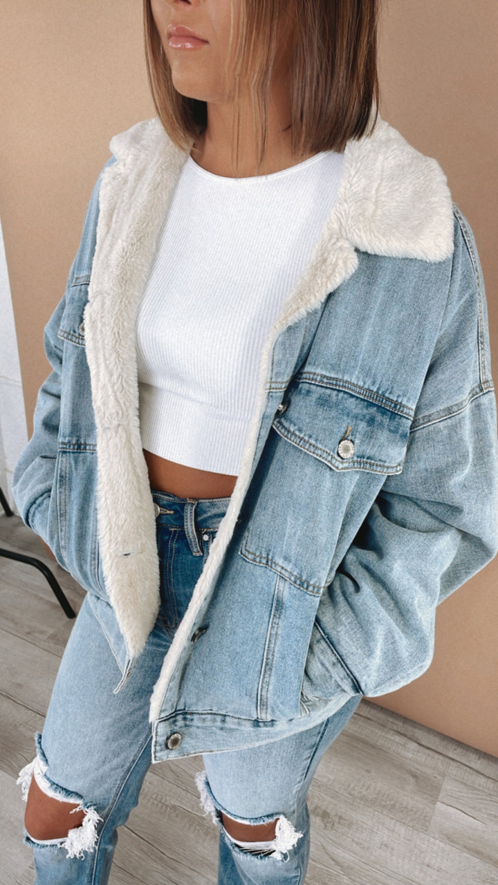 In The Hills Sherpa Denim Jacket