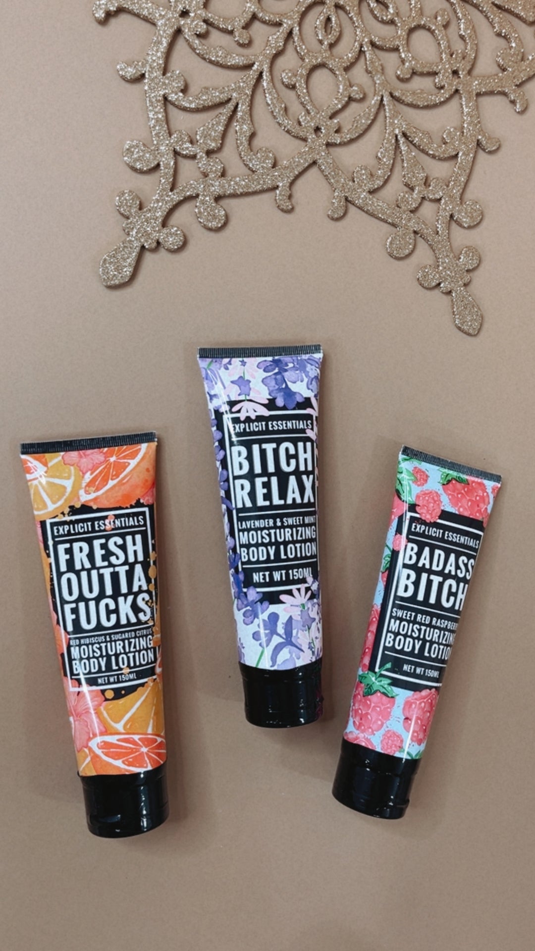 Explicit Essentials Body Lotion Bitch Relax, Lavender & Mint