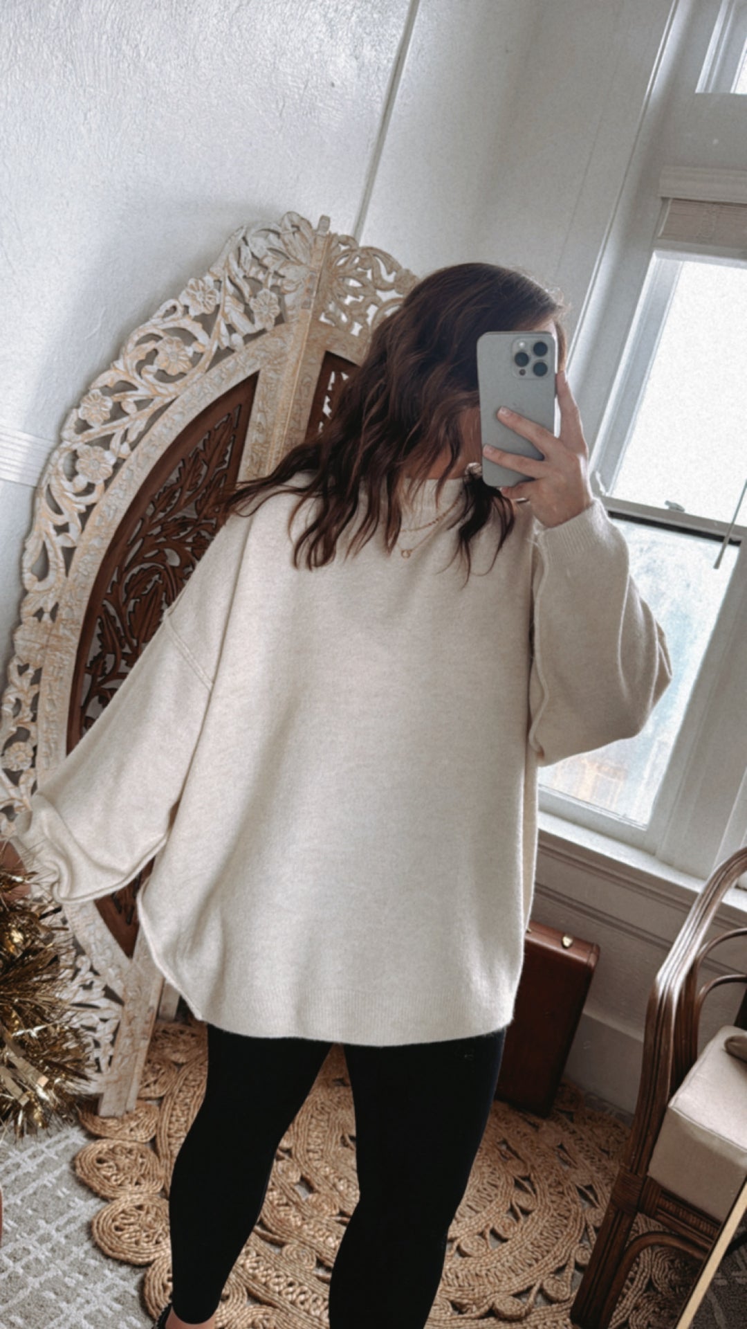 All Cozy Oversized Sweater, Sand