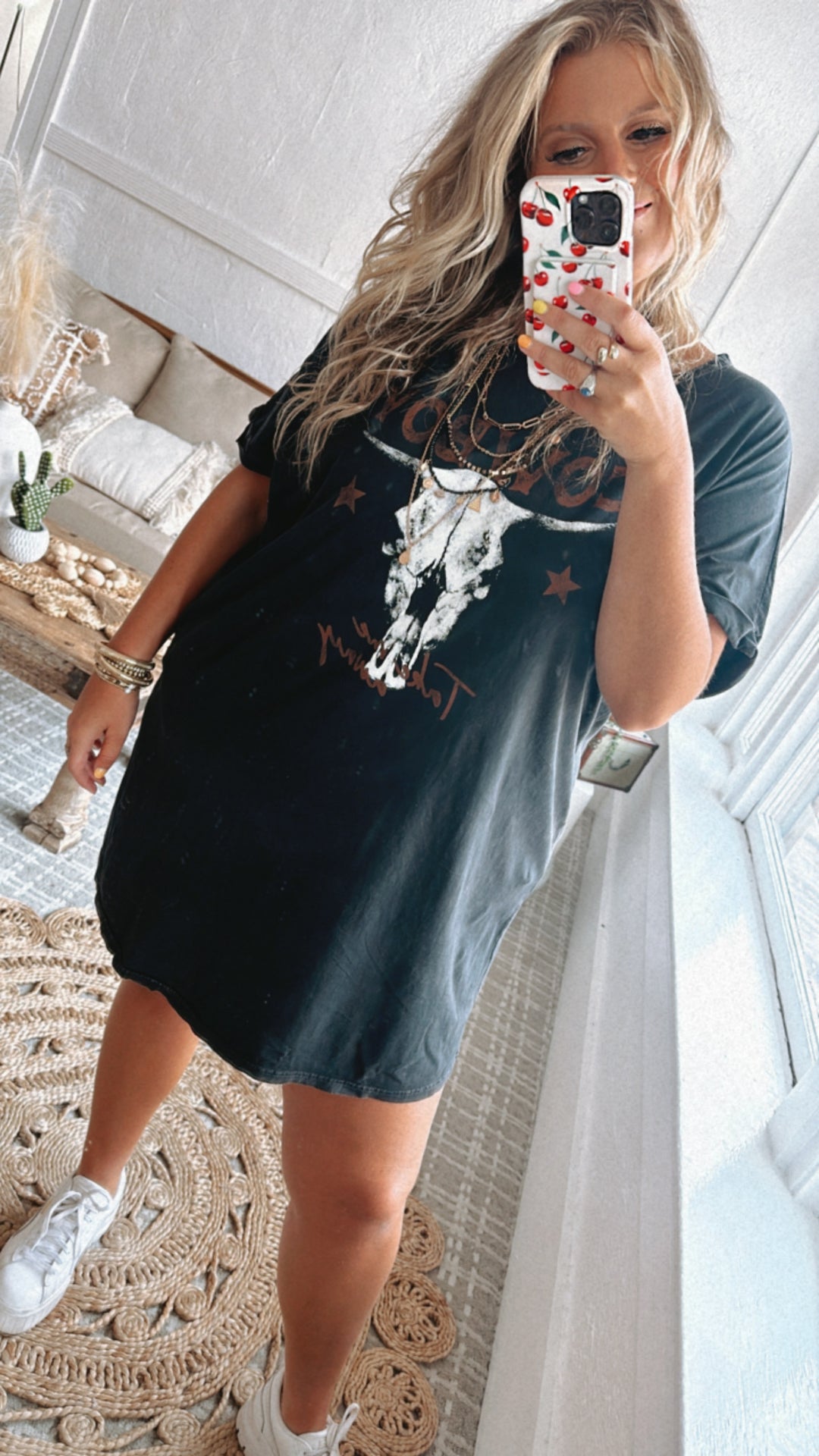 Cowboy Take Me Away Graphic Tee Dress