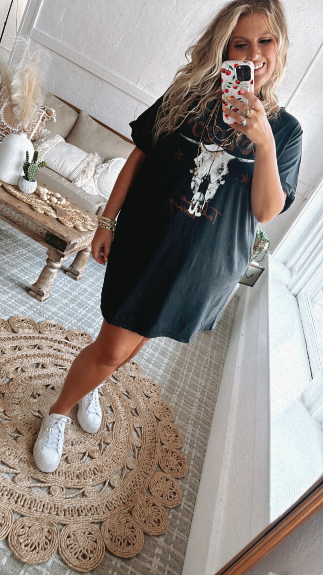 Cowboy Take Me Away Graphic Tee Dress