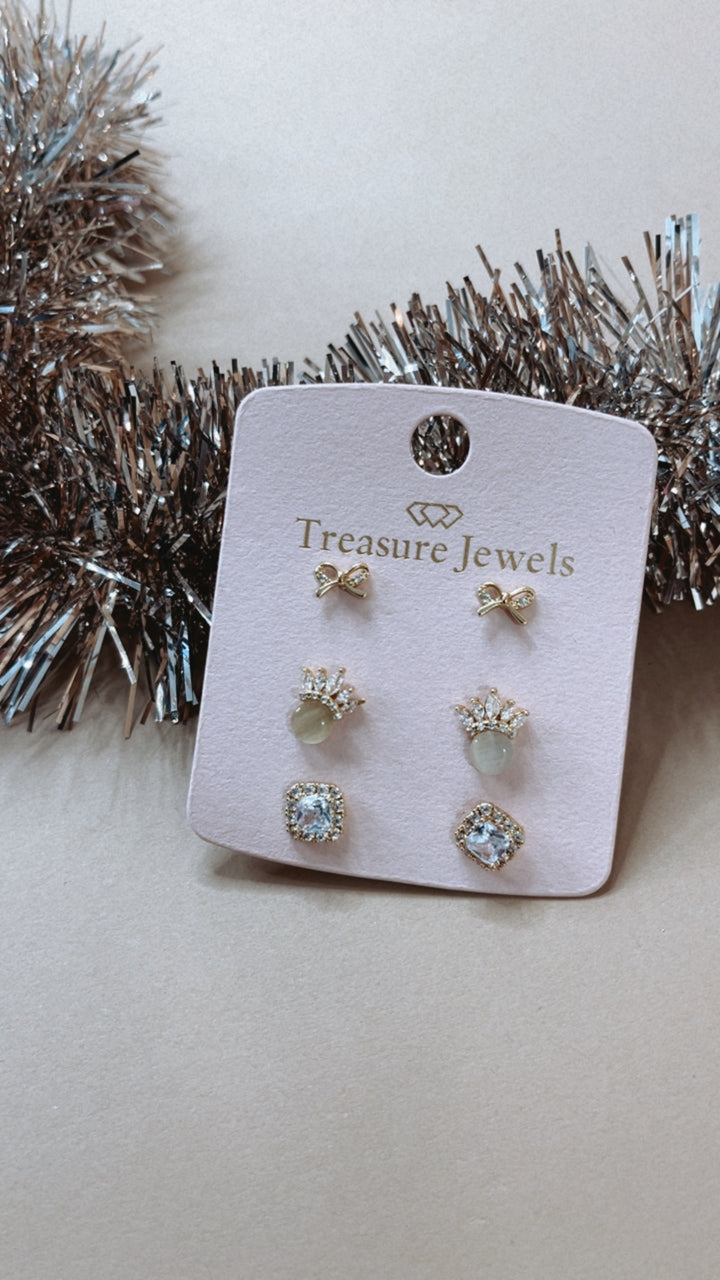 Treasure Jewels: Princess Stud Set Gold