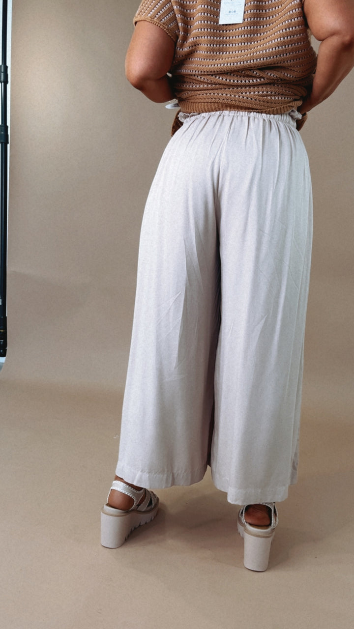 Weekend Wear Wide Leg Pant, Shell