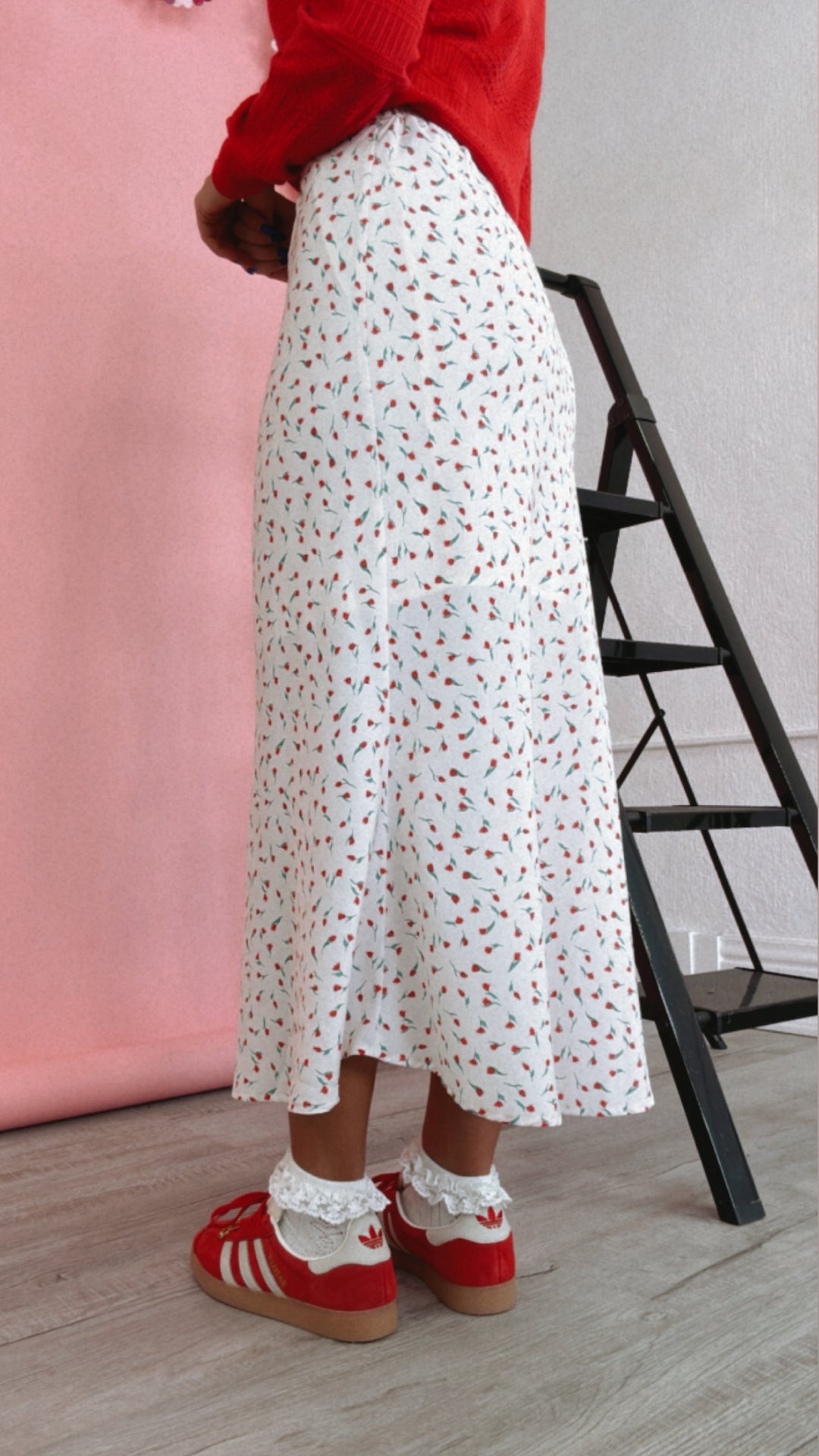 Here To Charm Floral Maxi Pencil Skirt