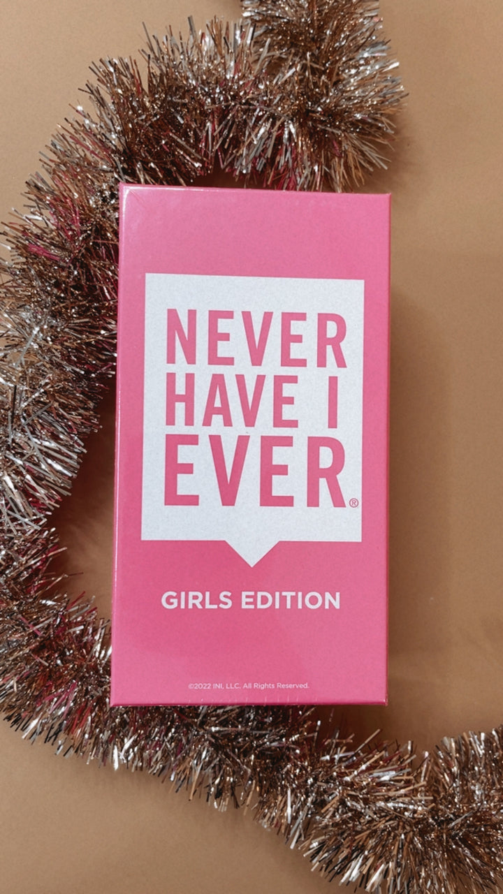 Never Have I Ever, Girls and Bachelorette Party Card Game