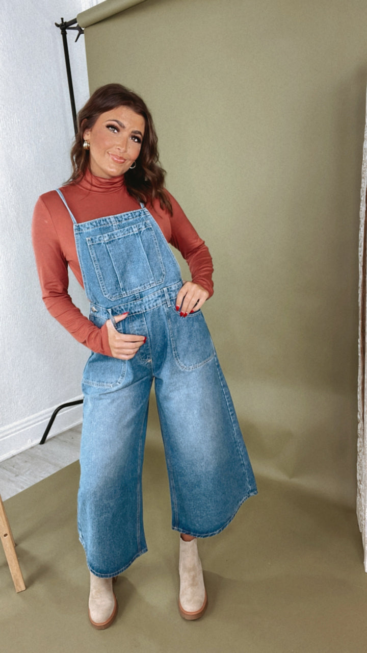 Oli & Hali: Denim Midlength Overall