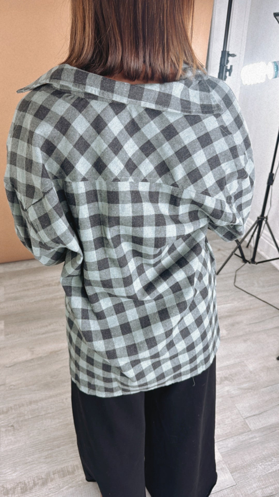 Called It Checkered Flannel, Slate