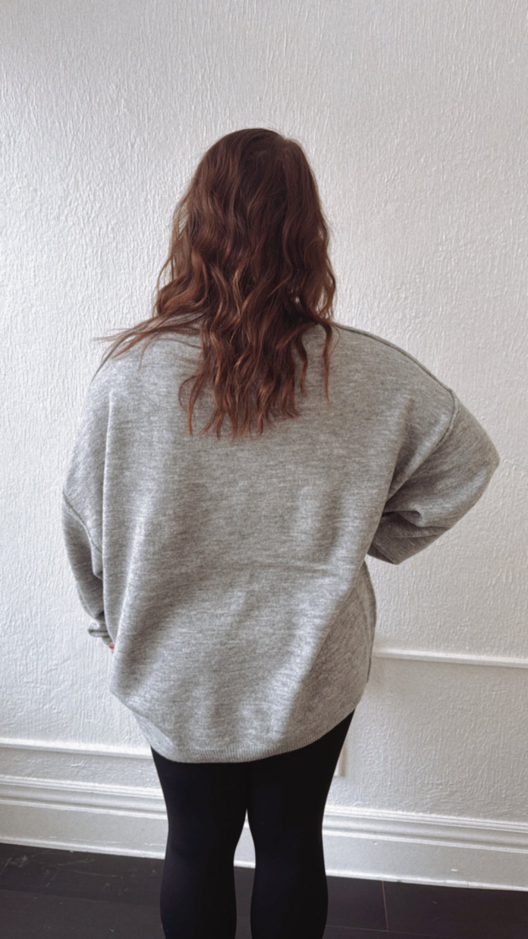 All Cozy Oversized Sweater, Grey