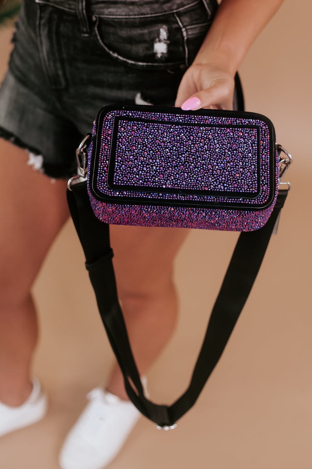 VH Mini Meme Bag, Rhinestone Multi