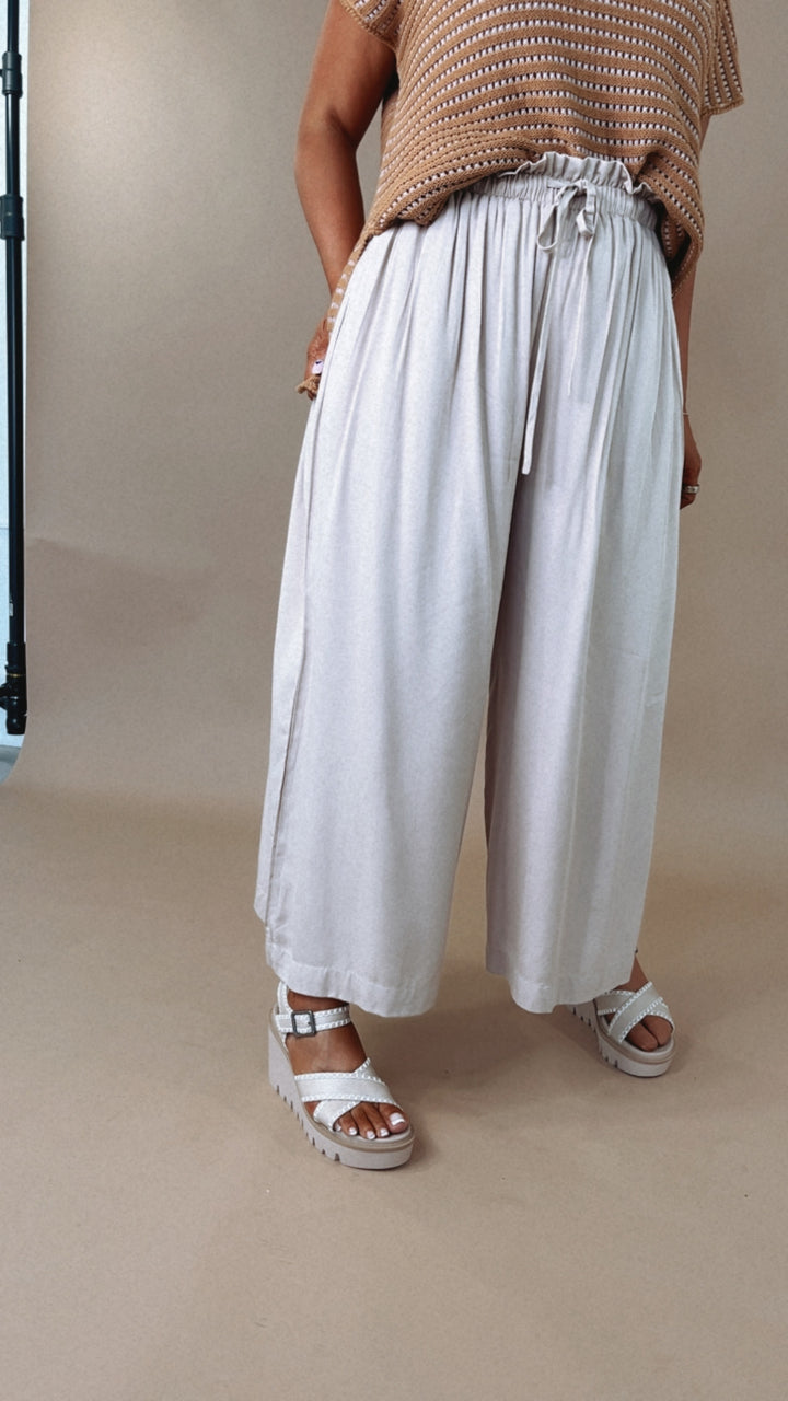 Weekend Wear Wide Leg Pant, Shell