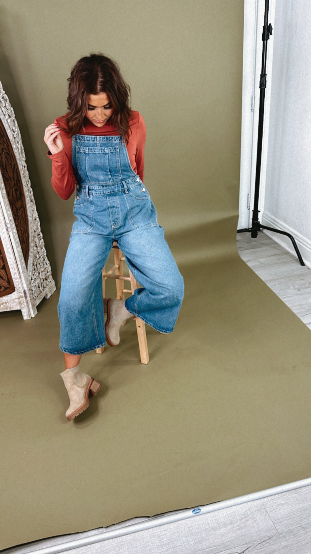 Oli & Hali: Denim Midlength Overall