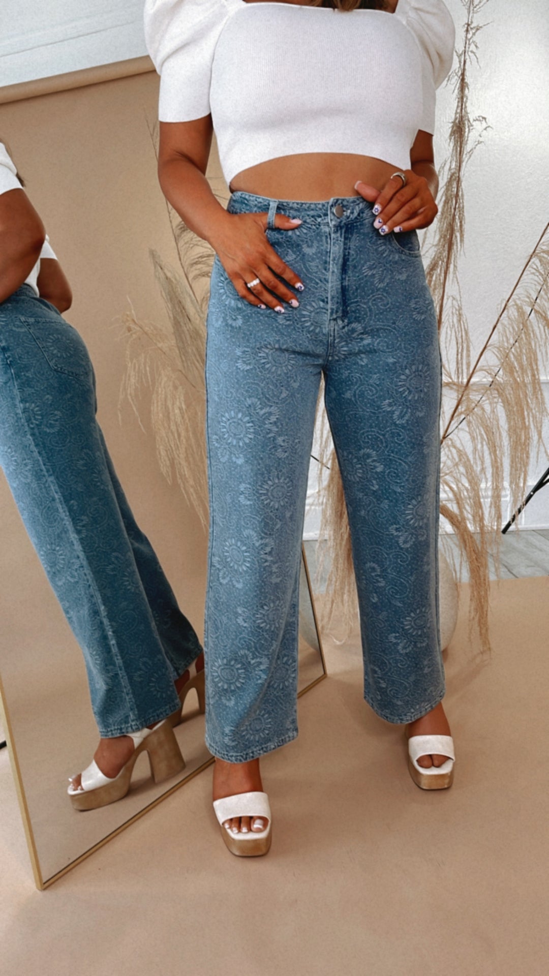 Dixie Denim Printed Jeans