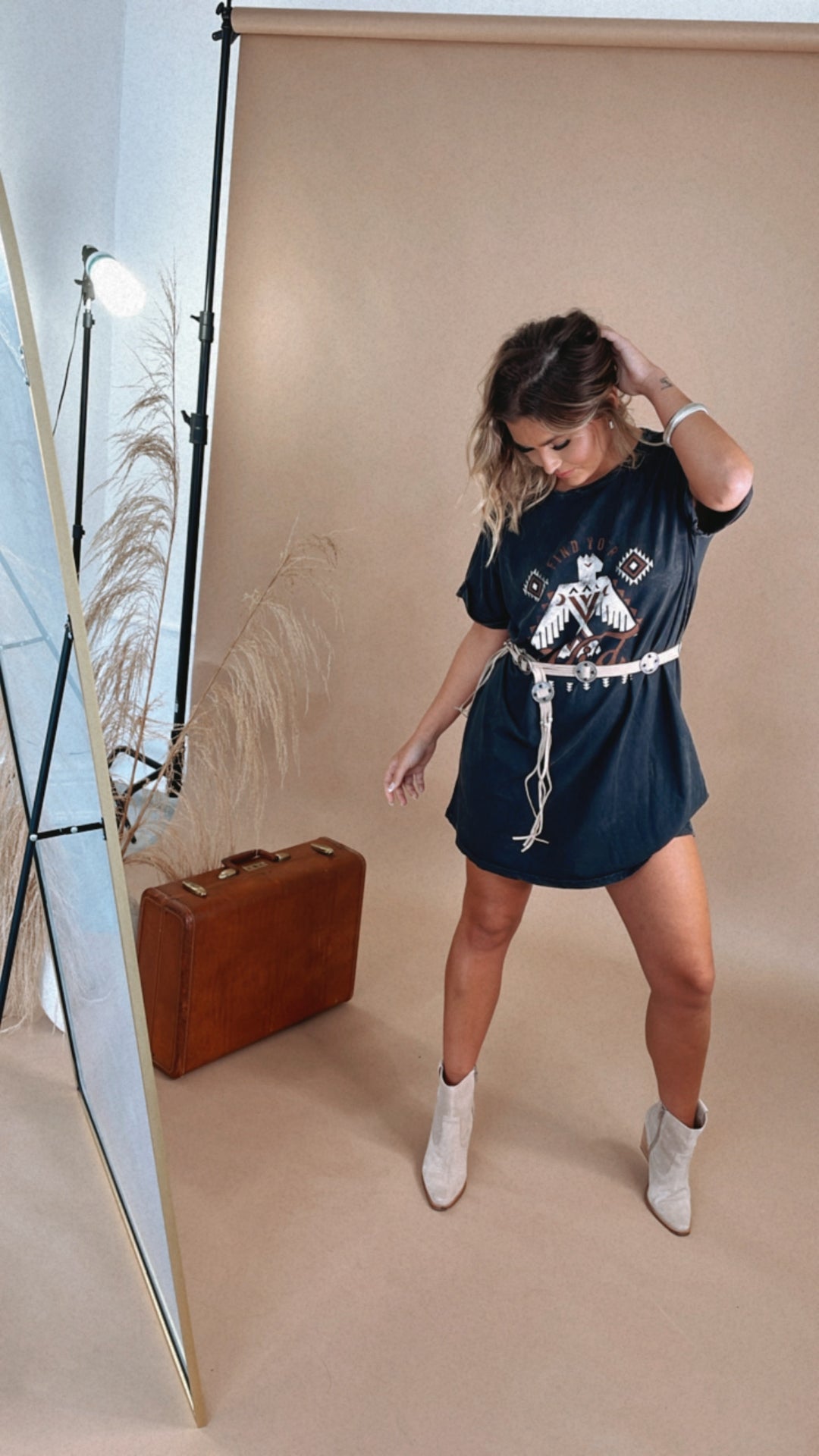 Find Your Wild Graphic Tee Dress