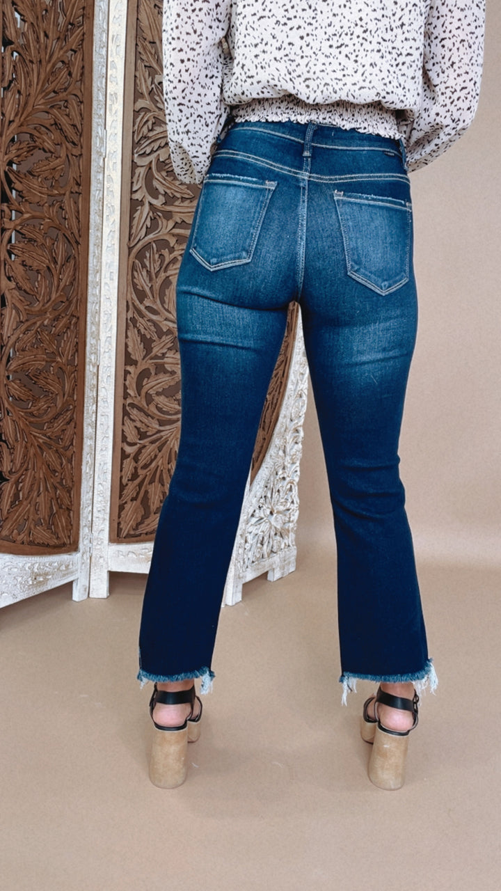 Tatum High Rise Straight Denim, Risen