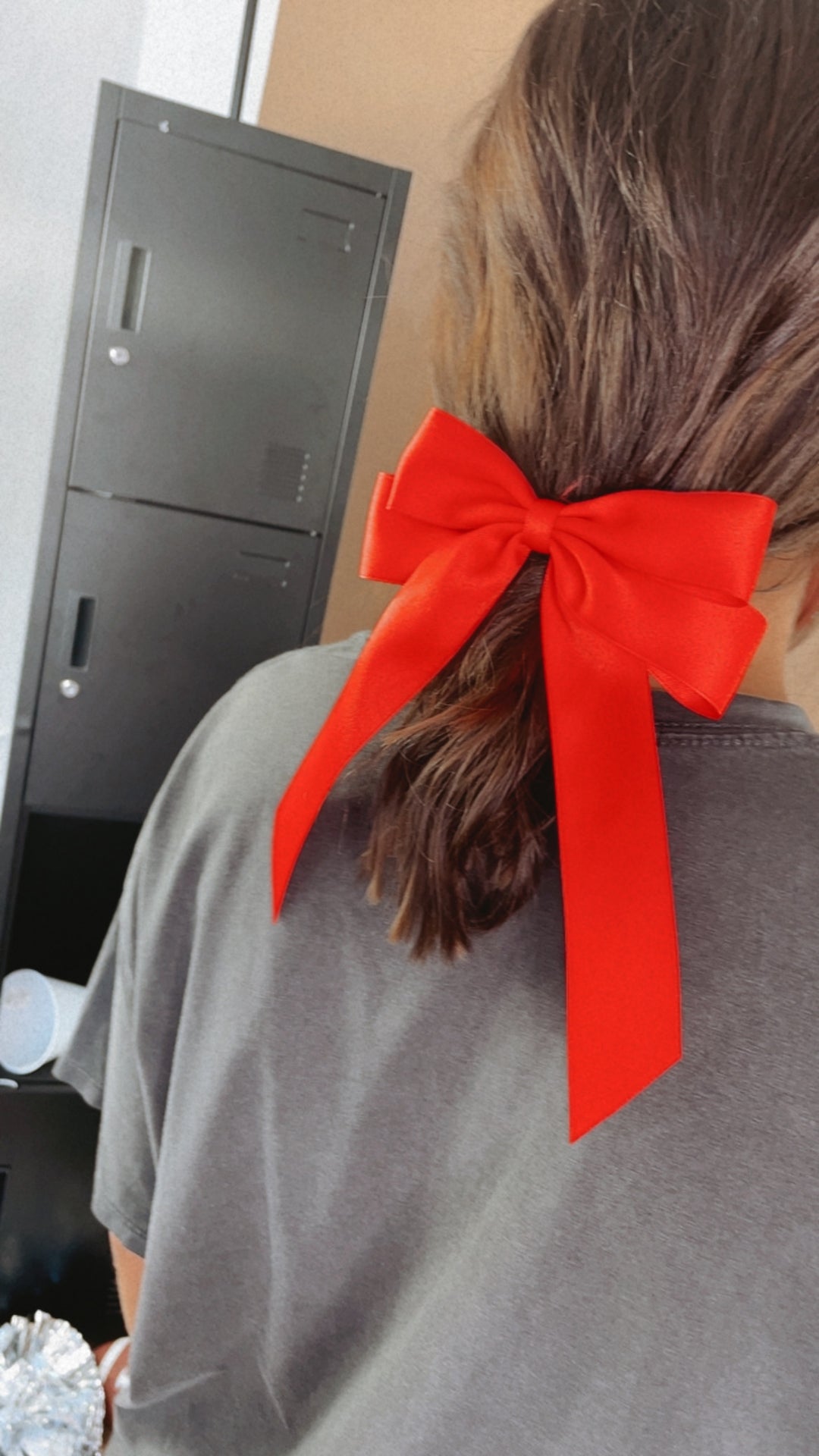 Red Hair Bow