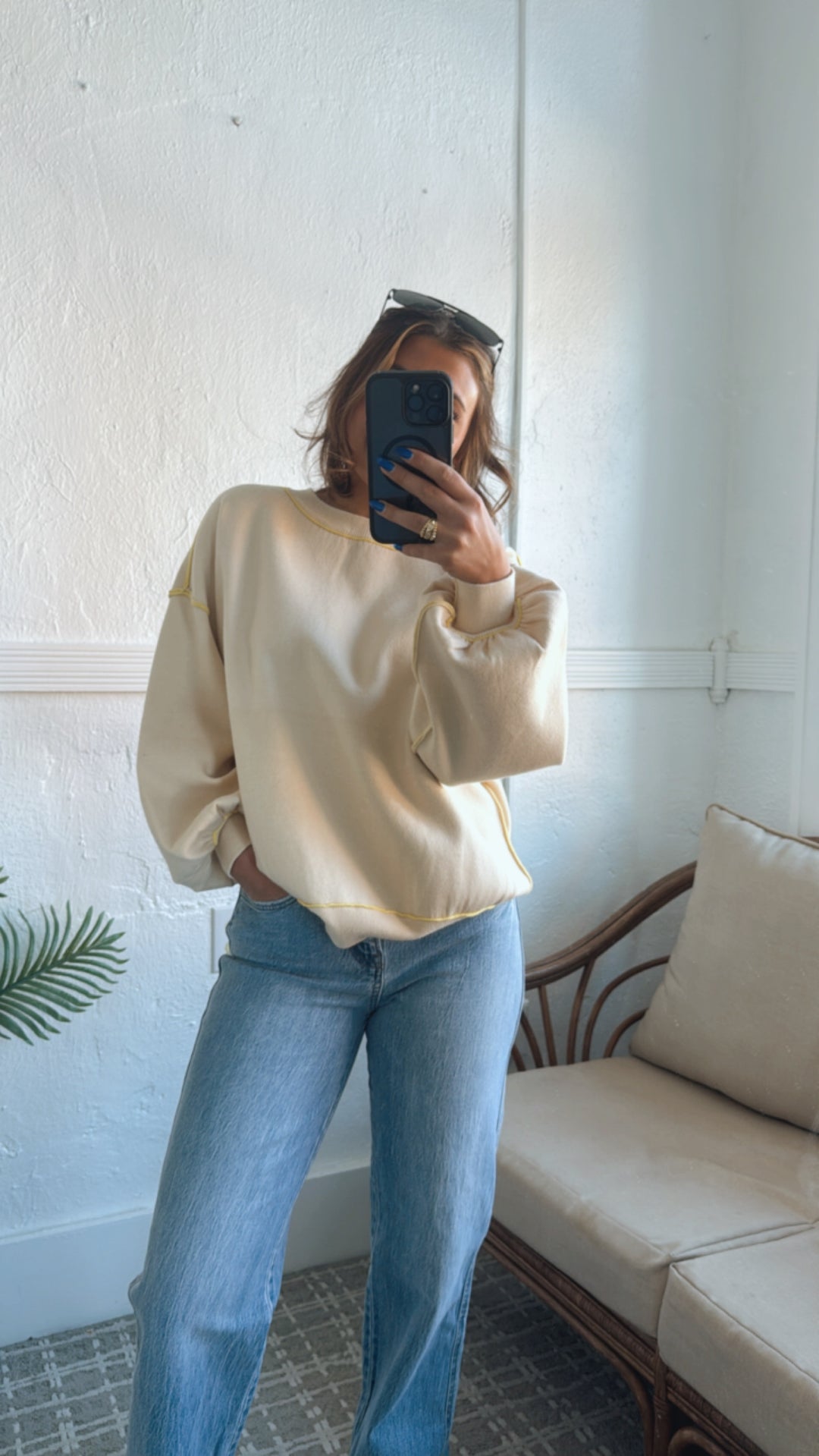 Add It On Cozy Sweater, Ivory