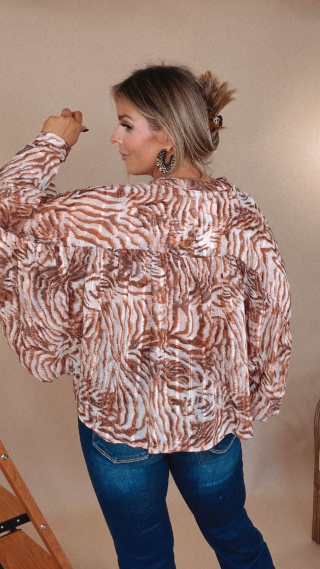 In The Wild Animal Print Blouse