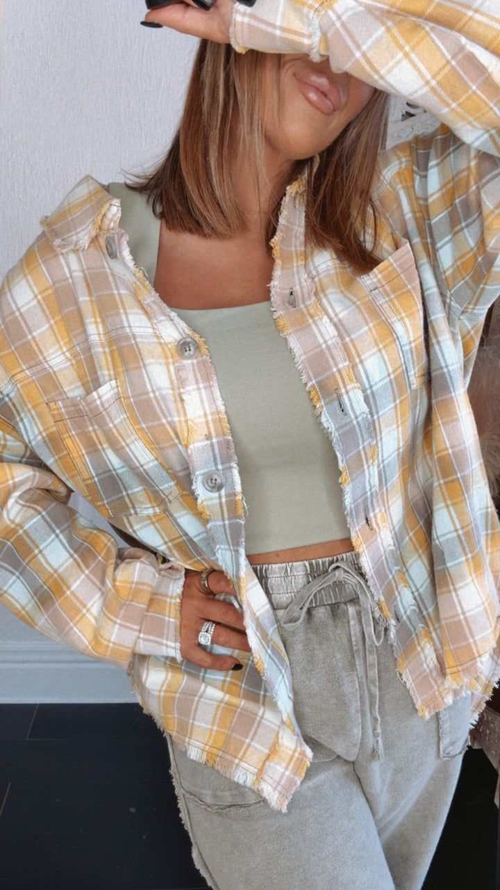 Oli & Hali: Brighter Days Flannel, Yellow