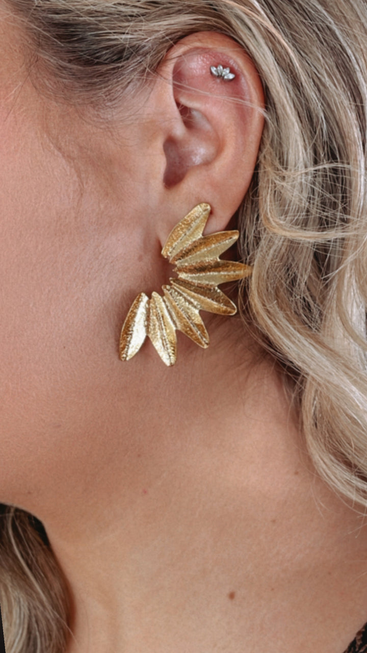 Treasure Jewels: Abientot Gold Earring