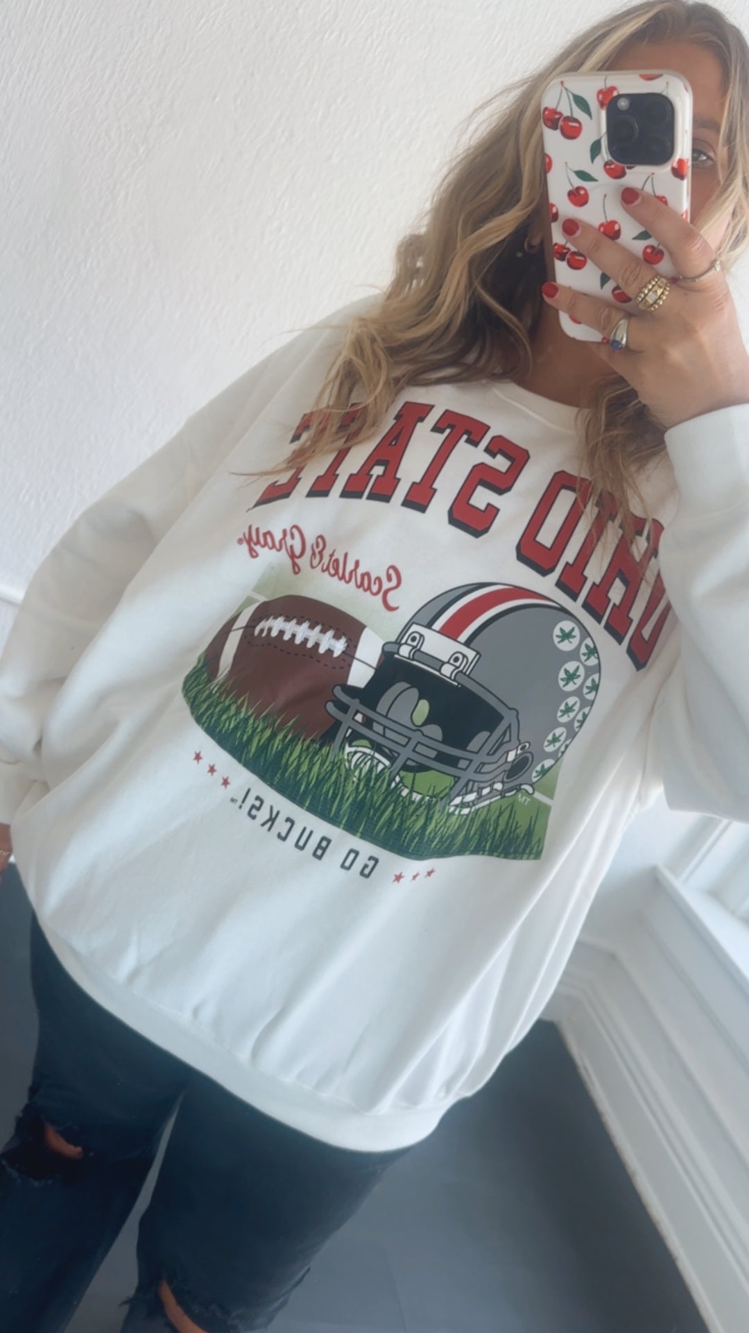 Huddle Up Ohio Crewneck Sweatshirts