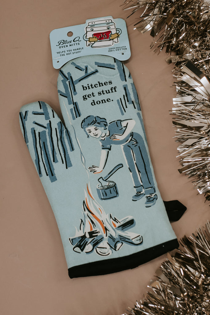 Blue Q Oven Mitt - F***** Delicious – Everyday Chic Boutique