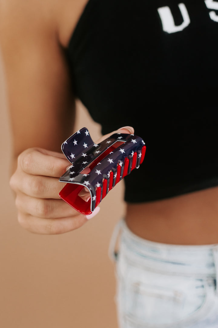 Fourth Of July Star Hair Clip