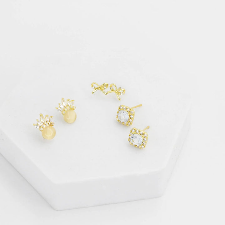 Treasure Jewels: Princess Stud Set Gold