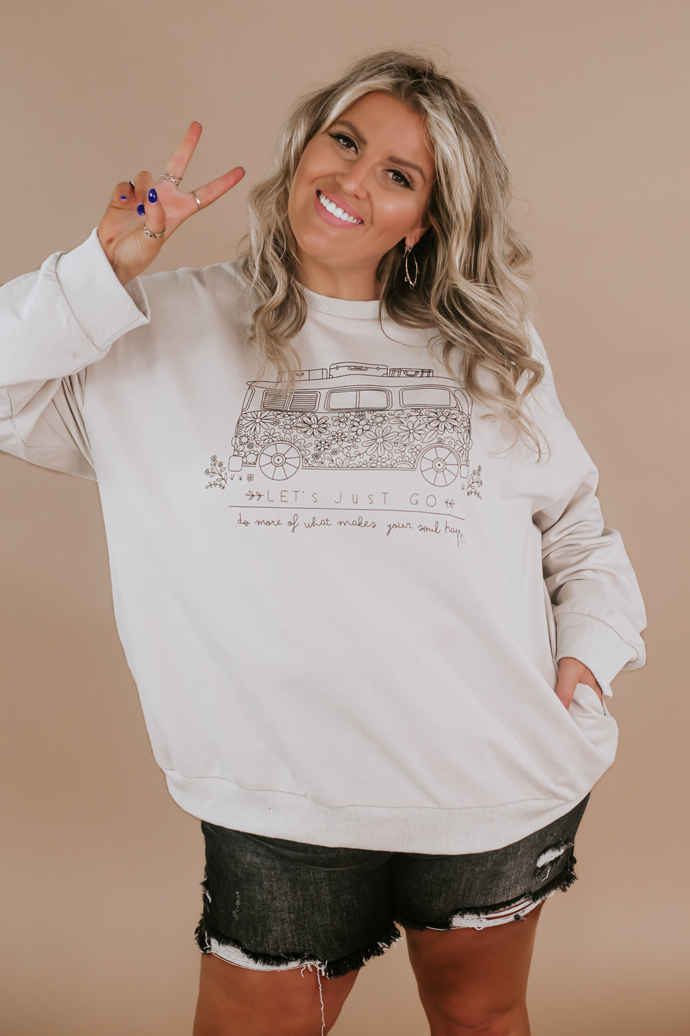 What Makes Your Soul Happy Crewneck Sweatshirt