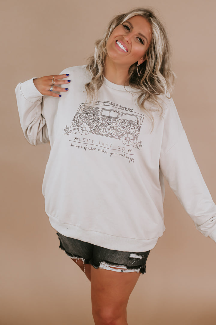 What Makes Your Soul Happy Crewneck Sweatshirt