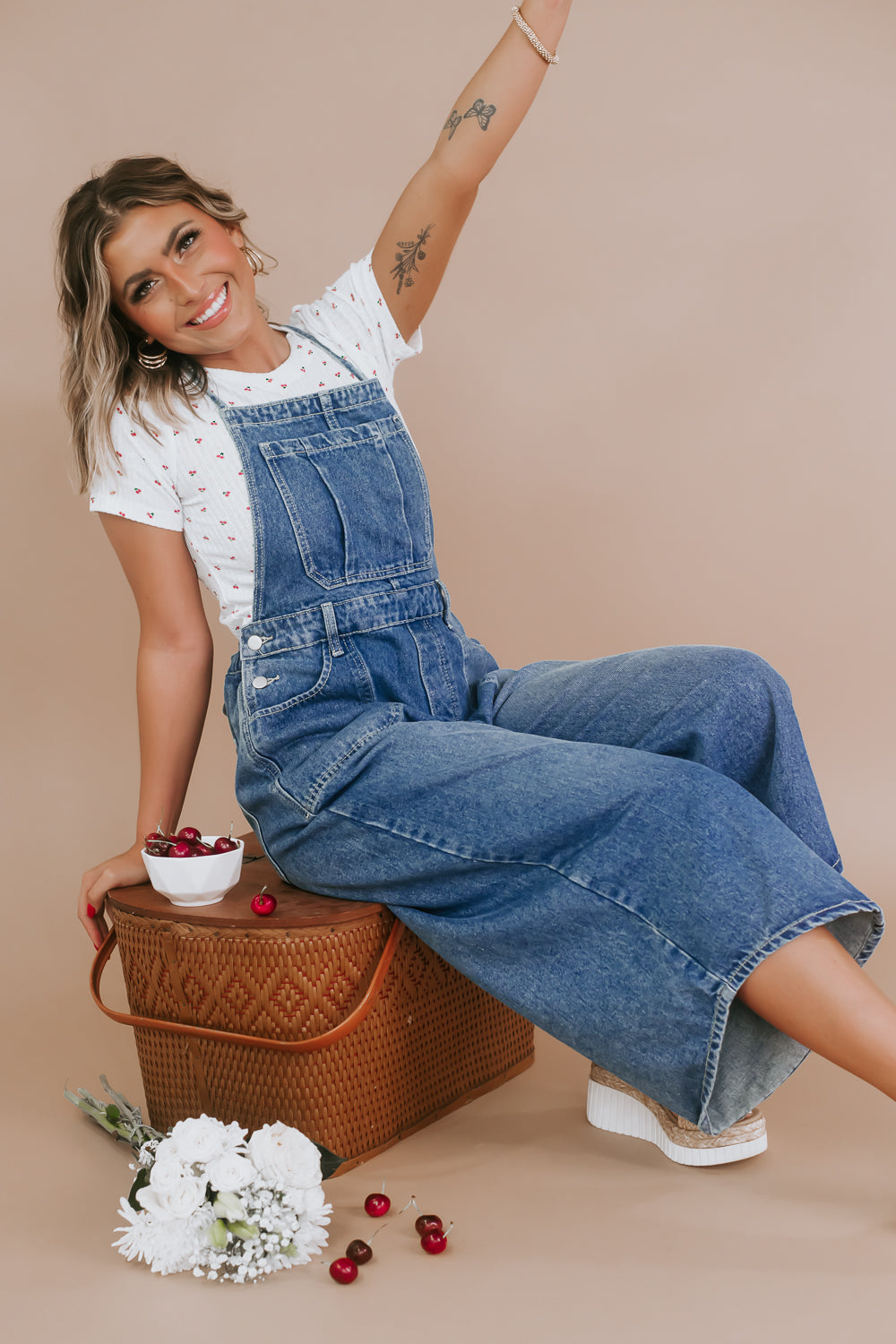 Oli & Hali: Denim Midlength Overall