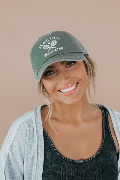 Tennis Club Ball Cap, Sage