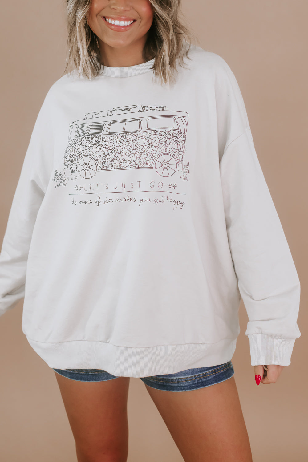 What Makes Your Soul Happy Crewneck Sweatshirt