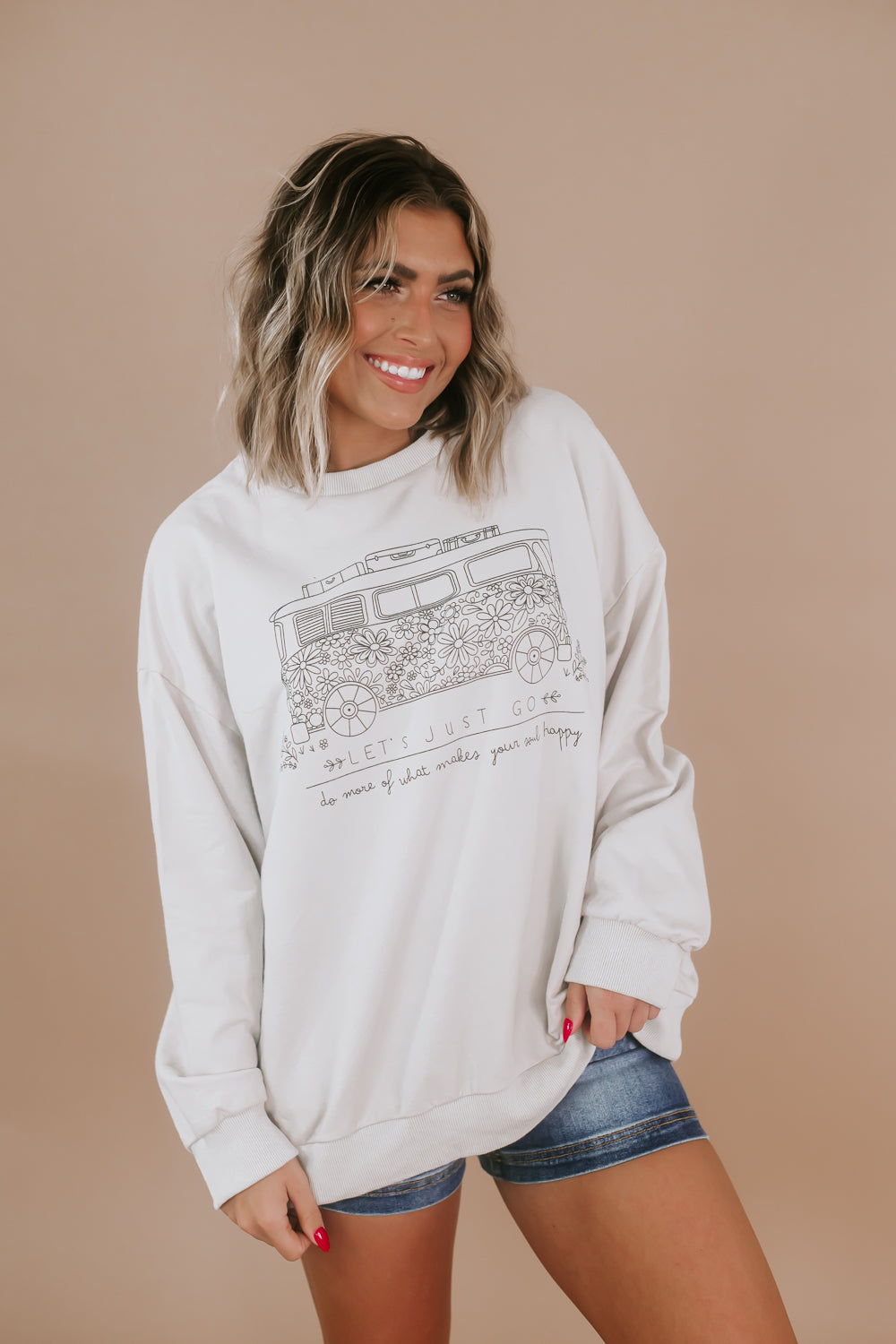 What Makes Your Soul Happy Crewneck Sweatshirt