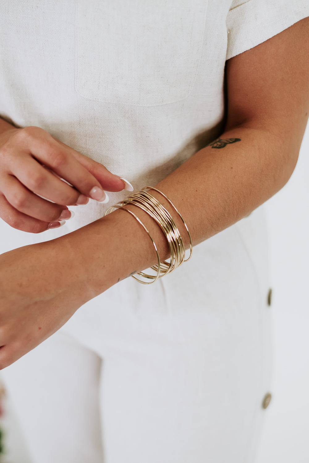 Bangle Babe Stack, Gold – Everyday Chic Boutique